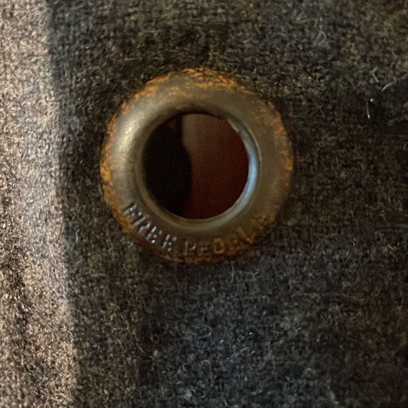 Free People vintage wool cape coat size Small - Picture 9 of 11